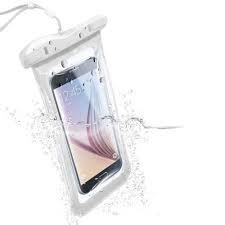 CELLULARLINE Custodia cover universale impermeabile per smartphone Cellular Line Voyager bianco